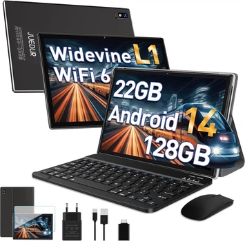 Планшет 10.1" JUEDUR R900 6+16/128Gb 8 ядер Android 14 8000 mAh Черный Б/В