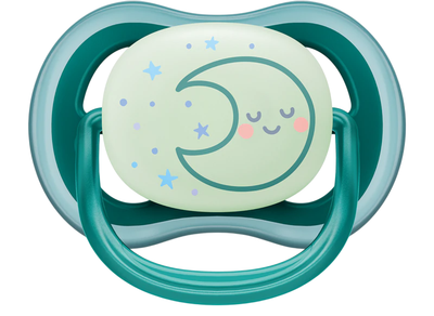 Пустушка Philips Avent Ultra Air 6-18 м нічний нейтральний SCF377/02 (8720689019248)