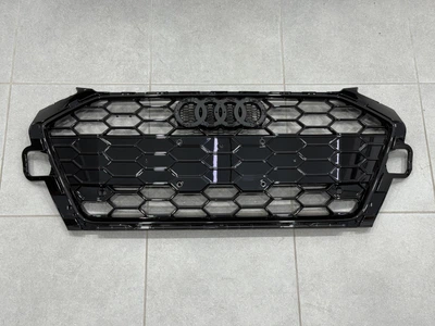Решетка радиатора S-Line для Audi A4 B9 2020-2023, цвет черный для Audi A4 B9 2015-2023 (5661)