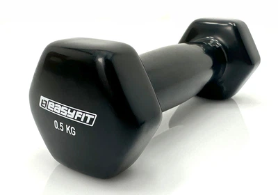 Гантель для фітнесу 0.5 кг EasyFit з вініловим покриттям EF-2647