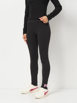 Підліткові лосини для дівчинки Puma ESS 2 COLOR Logo 68607351 170-176 см Puma Black-Poised Pink (4069157719445)