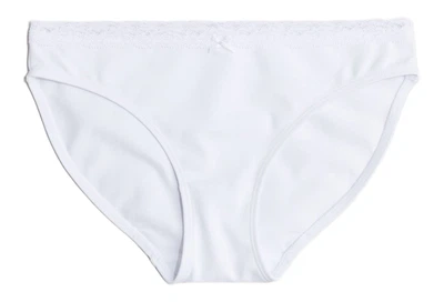 Трусики слипы с кружевом для девочки H&M 1211242002 134-140 см (8-10 years) Белый