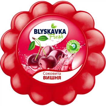 Освіжувач повітря Blyskavka Fresh Гелевий Соковита вишня 150 мл (4820214190627)