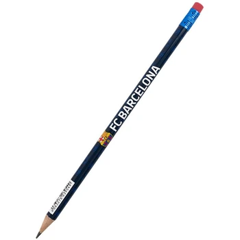 Чернографитный карандаш KITE, 1 шт., HB, FC Barcelona, с резинкой, (BC25-056)