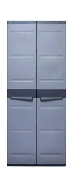 Пластикова шафа ОКТАВА 178(В) × 72(Ш) × 42(Д) см Сірий / Антрацит