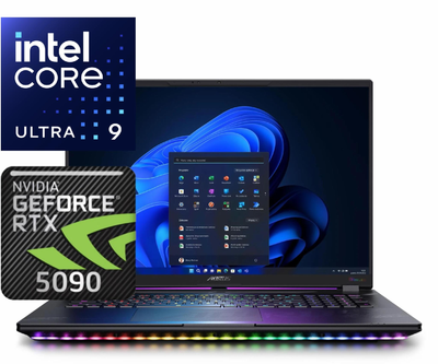 Ноутбук (2025) for gaming Gigabyte AORUS MASTER 18 Ultra 9 275HX/ 64GB / 1TB+1TB/ Win11x Licensed/ RTX5090 / 18" 240Hz