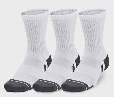 Носки UA Performance Cotton 3p Mid белый Унисекс LG