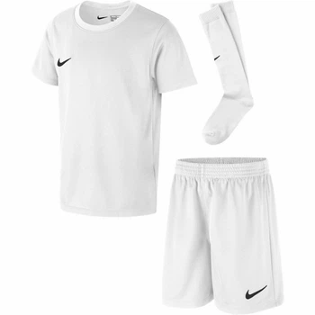 Игровой комплект детский (футболка, шорты, гетры) NIKE CD2244-100, Белый, Размер (EU) - 128cm CD2244-100