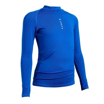 Детская компрессионная футболка Kipsta Keepdry100 8524043, Синий, Размер (EU) - 140cm