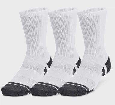 Носки UA Performance Tech 3pk Crew белый Унисекс MD