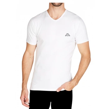 Футболка Kappa T-shirt Mezza Manica Scollo V білий Чол XXL (K1311 Bianco)
