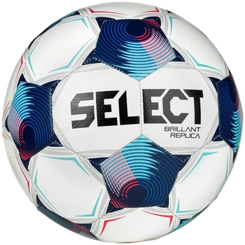 М'яч футбольний Select BRILLANT REPLICA v25 білий, синій Унісекс 5