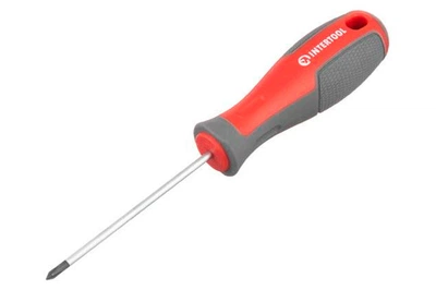 Отвертка Intertool PH0 x 75 мм Pro