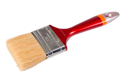 Кисть Mastertool евро 2.5" 6 шт для малярных работ с натуральной щетиной красками и лаками (DR-P_33IT)