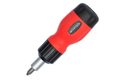 Отвертка Intertool - реверсивная 6 ед. 1 шт.