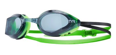 Стартовые очки для плавания TYR Adult Edge-X Racing Goggles (LGEDG) зеленые