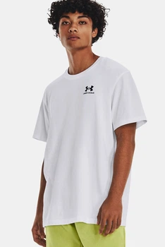 Футболка мужская Under Armour Ua Logo Emb Heavyweight LG Білий 1373997-100