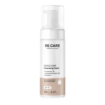 Пенка для умывания для чувствительной кожи Gentle Сare Cleansing Foam RE.CARE 150 мл 4823109410220