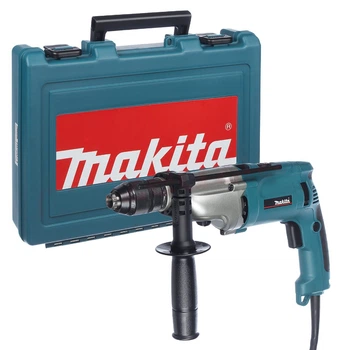 Дрель ударная Makita HP2071 (1010Вт, 13мм) + кейс (4314)