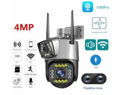 Камера JNice 8Мп с 2 объективами черная Wi-Fi JE-QQ196 компактный легкий