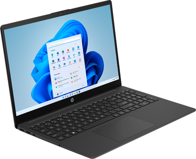 Ноутбук HP Laptop 15-fd0021ua (C16GREA) Jet Black / 15.6" Full HD / Intel Core i3-1215U / RAM 8 ГБ / SSD 512 ГБ / Windows 11 Home 