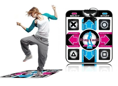 Танцевальный коврик Dance Mat подключение к компьютеру и ТВ антискользящее покрытие
