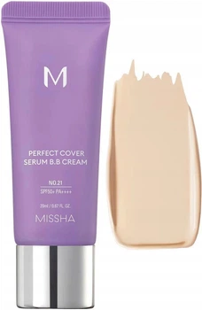 ВВ-крем для лица Missha M Perfect Cover Serum BB Cream №21 Light Beige 20 мл (8809747957255)