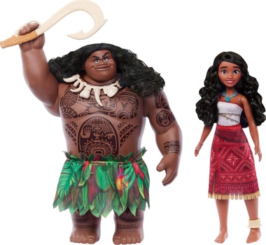 Игрушки Ваяна и Мауи Disney Moana 2 Moana and Maui Fashion Dolls Mattel