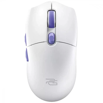 Бездротова ігрова комп'ютерна миша Proove Gaming Rate Special Edition 2.4G + 5.2 BT + USB, 6 кнопок, 12000DPI, 650 мАч white