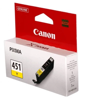 Картридж Canon cli-451y (Yellow) pixma mg5440/mg6340 6526b001