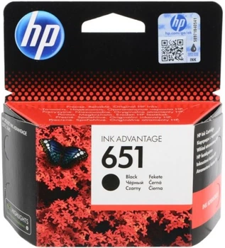 Картридж hp №651 (c2p10ae), Black, dj Ink Advantage 5575/5645/OfficeJet 202