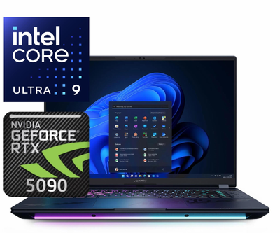 Ноутбук (2025) для геймінгу Gigabyte AORUS MASTER 16 Ultra 9 275HX/ 16GB / 1TB/ Win11x Licensed/ RTX5090 / 16" 240Hz