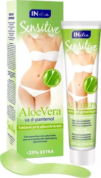 Крем для депиляции чувствительной кожи Revers Inelia Sensitive Depilation Cream С алоэ и Д-пантенолом 125 мл (5902114886172)