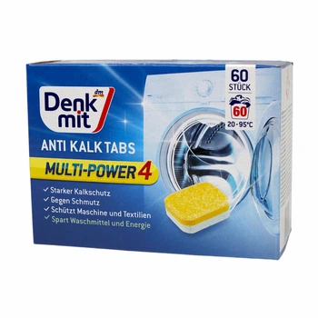 Таблетки Denkmit для ухода за стиралкой 60 шт