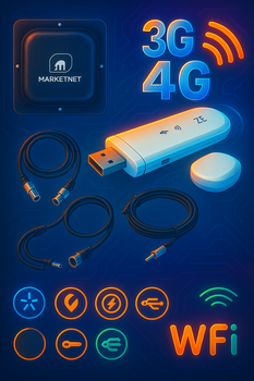 Комплект 4G WiFi USB роутер ZTE MF79u + 4G антенна MIMO 2x18 дБ Мобильный интернет 4g