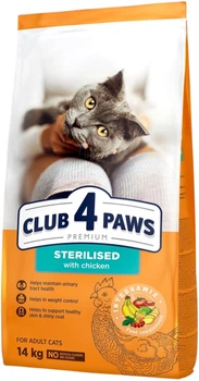 Корм для кішок Club 4 Paws Sterilized