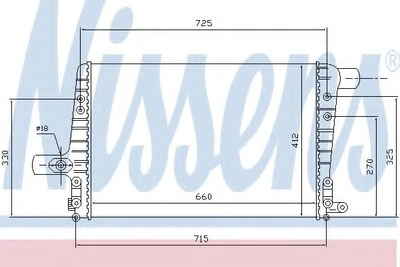 Радиатор наддува Nissens (96706)