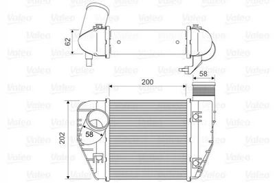 Інтеркулер Valeo 818326 Audi A6 4F0145805AA, 4F0145805AD, 4F0145805J