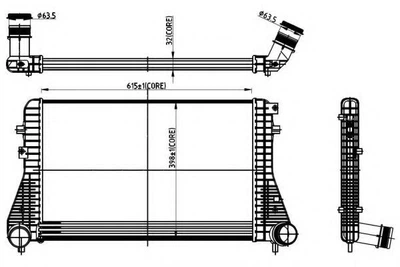 Радиатор интеркулера NRF 30306 NRF (30306)