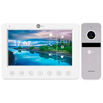 Комплект відеодомофона NeoLight Kappa HD KIT silver