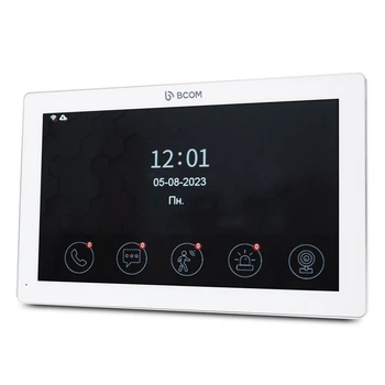Відеодомофон BCOM BD-1070FHD/T White з підтримкою Tuya Smart