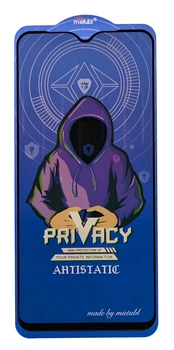 Защитное стекло Privacy MTB для Samsung Galaxy A10 / A105 антишпион black