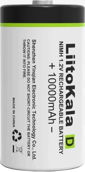 Аккумулятор LiitoKala D на 10000 мАч 1.2 В