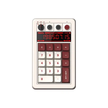 Клавиатура беспроводная 8BitDo Retro 18 Mechanical Numpad с дисплеем Fami Edition