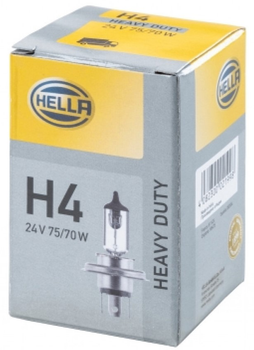Автомобільна лампа Hella Heavy Duty H4 24 В 75/70 Вт (8GJ002525251)