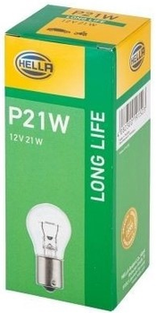 Автомобільна лампа Hella Long Life P21W 12 В (8GA002073271)