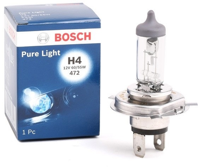 Żarówka samochodowa Bosch Pure Light H4 12V 60/55 W (1987302041)