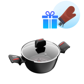 Каструля Krauff Smart Fry 2,3 л +ПОДАРУНОК: Рукавиця кулінарна силіконова Krauff