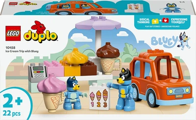 Конструктор LEGO Bluey Подорож із морозивом із Блуї 22 деталей (10458)