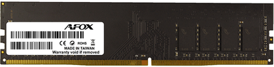 Pamięć RAM AFOX UDIMM DDR4-2666 4096MB PC4-21300 (AFLD44FK1P)